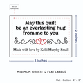 PPLR_HIDDEN_PRODUCT Double Heart Quote (2"x3" Cotton - 12 labels/set)