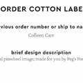 PPLR_HIDDEN_PRODUCT Reorder Previous Label Design - COTTON