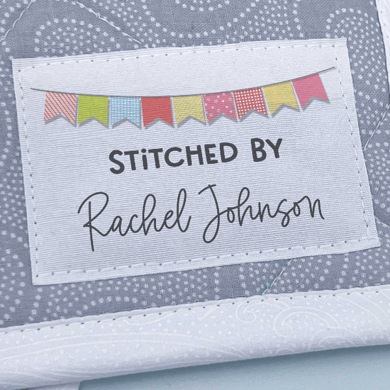 PPLR_HIDDEN_PRODUCT Colorful Banner (2"x3" Cotton - 12 labels/set)