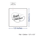 PPLR_HIDDEN_PRODUCT Print your Logo or Image on FLAT Cotton Tags