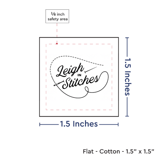 PPLR_HIDDEN_PRODUCT Print your Logo or Image on FLAT Cotton Tags