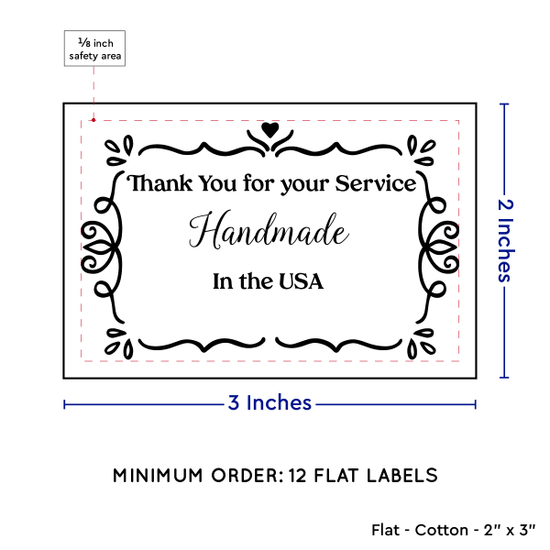 PPLR_HIDDEN_PRODUCT Swirl Accent Border (2"x3" Cotton - 12 labels/set)