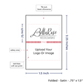 PPLR_HIDDEN_PRODUCT Print your logo/Image on Satin Tags (1.5" wide - Satin)