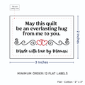 PPLR_HIDDEN_PRODUCT Double Heart Quote (2"x3" Cotton - 12 labels/set)