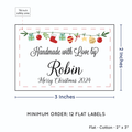 PPLR_HIDDEN_PRODUCT Christmas Garland (2"x3" Cotton - 12 labels/set)
