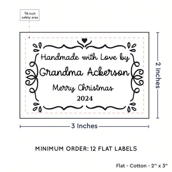 PPLR_HIDDEN_PRODUCT Swirl Accent Border (2"x3" Cotton - 12 labels/set)