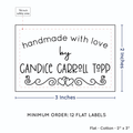 PPLR_HIDDEN_PRODUCT Double Heart Border (2"x3" Cotton - 12 labels/set)