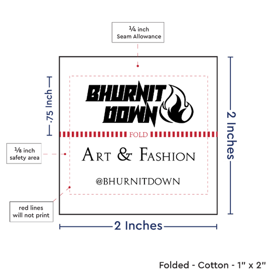 PPLR_HIDDEN_PRODUCT Print Your Logo or Image on FOLDED Cotton Tags