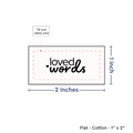 PPLR_HIDDEN_PRODUCT Print your Logo or Image on FLAT Cotton Tags