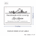 PPLR_HIDDEN_PRODUCT Winter Bird (2"x3" Cotton - 12 labels/set)