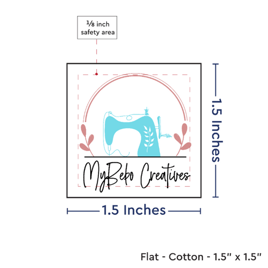 PPLR_HIDDEN_PRODUCT Print your Logo or Image on FLAT Cotton Tags