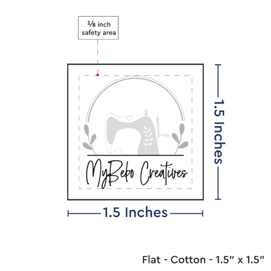 PPLR_HIDDEN_PRODUCT Print your Logo or Image on FLAT Cotton Tags