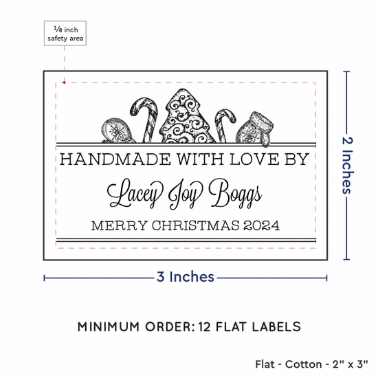 PPLR_HIDDEN_PRODUCT Holiday Treats (2"x3" Cotton - 12 labels/set)