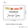 PPLR_HIDDEN_PRODUCT Colorful Banner (2"x3" Cotton - 12 labels/set)