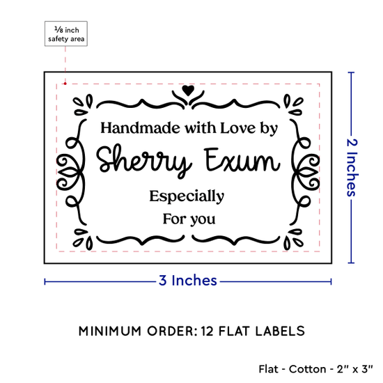 PPLR_HIDDEN_PRODUCT Swirl Accent Border (2"x3" Cotton - 12 labels/set)