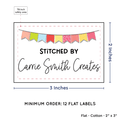 PPLR_HIDDEN_PRODUCT Colorful Banner (2"x3" Cotton - 12 labels/set)