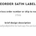 PPLR_HIDDEN_PRODUCT Reorder Previous Label Design - SATIN