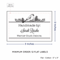 PPLR_HIDDEN_PRODUCT Winter Bird (2"x3" Cotton - 12 labels/set)