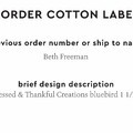 PPLR_HIDDEN_PRODUCT Reorder Previous Label Design - COTTON