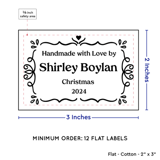 PPLR_HIDDEN_PRODUCT Swirl Accent Border (2"x3" Cotton - 12 labels/set)