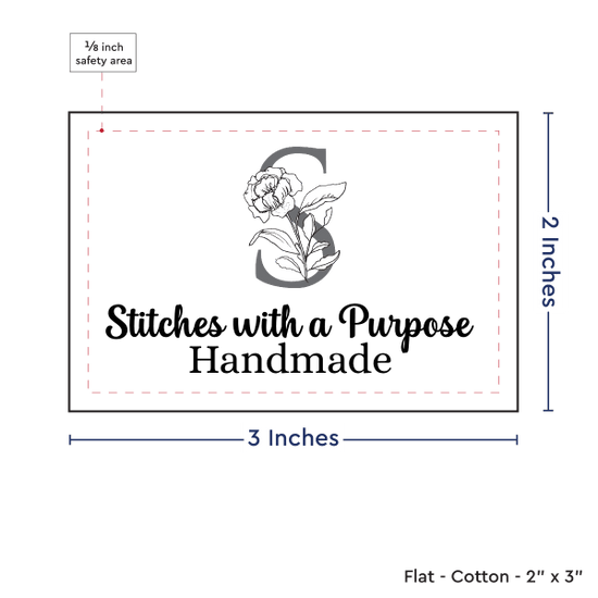 PPLR_HIDDEN_PRODUCT Floral Letter (2"x3"-Cotton)