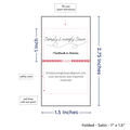 PPLR_HIDDEN_PRODUCT Print your logo/Image on Satin Tags (1.5" wide - Satin)