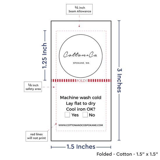 PPLR_HIDDEN_PRODUCT Print Your Logo or Image on FOLDED Cotton Tags