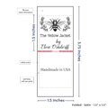 PPLR_HIDDEN_PRODUCT Floral Bee (1.5" wide - Satin)