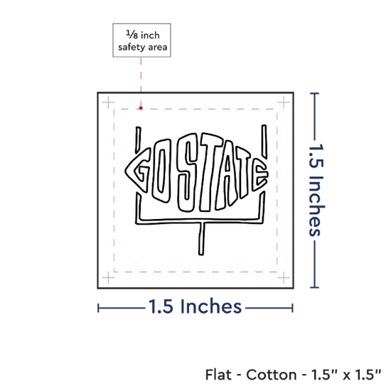 PPLR_HIDDEN_PRODUCT Print your Logo or Image on FLAT Cotton Tags