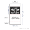 PPLR_HIDDEN_PRODUCT Print your logo/Image on Satin Tags (1.5" wide - Satin)