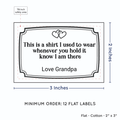 PPLR_HIDDEN_PRODUCT Frame Quote (2"x3" Cotton - 12 labels/set)