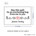 PPLR_HIDDEN_PRODUCT Double Heart Quote (2"x3" Cotton - 12 labels/set)