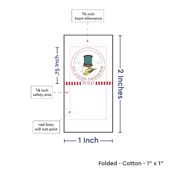 PPLR_HIDDEN_PRODUCT Print Your Logo or Image on FOLDED Cotton Tags