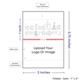 PPLR_HIDDEN_PRODUCT Print your Logo or Image on Satin Tags (2" wide - Satin)