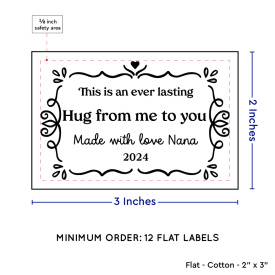 PPLR_HIDDEN_PRODUCT Swirl Accent Border (2"x3" Cotton - 12 labels/set)