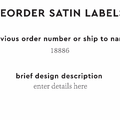 PPLR_HIDDEN_PRODUCT Reorder Previous Label Design - SATIN