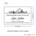 PPLR_HIDDEN_PRODUCT Winter Bird (2"x3" Cotton - 12 labels/set)