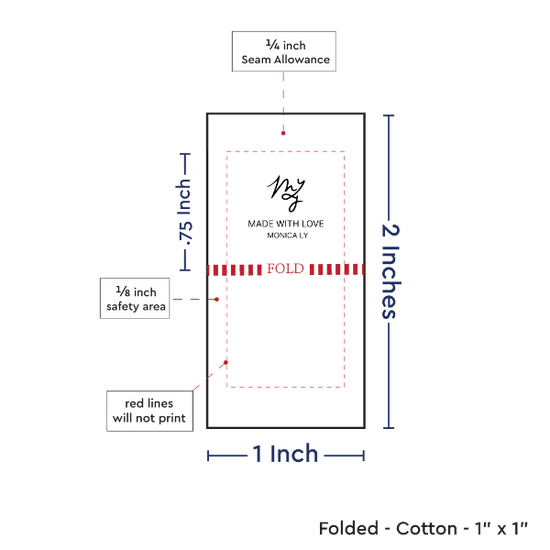 PPLR_HIDDEN_PRODUCT Print Your Logo or Image on FOLDED Cotton Tags