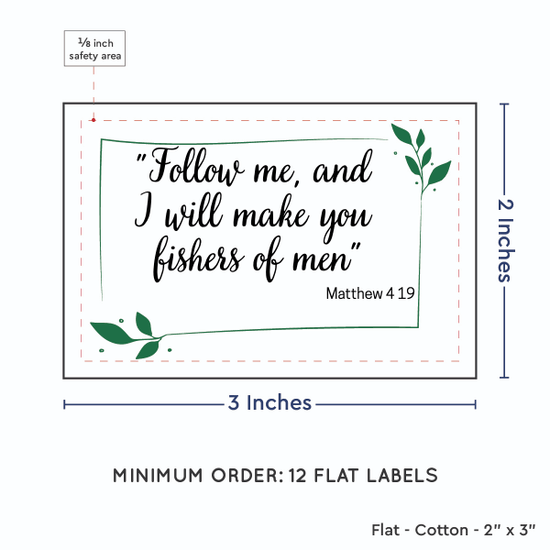 PPLR_HIDDEN_PRODUCT Leaf Quote (2"x3" Cotton - 12 labels/set)