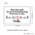 PPLR_HIDDEN_PRODUCT Double Heart Quote (2"x3" Cotton - 12 labels/set)