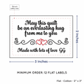 PPLR_HIDDEN_PRODUCT Double Heart Quote (2"x3" Cotton - 12 labels/set)