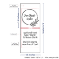 PPLR_HIDDEN_PRODUCT Circle Leaf (1.5" wide - Satin)