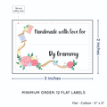 PPLR_HIDDEN_PRODUCT Thread and Flowers with Fill in Blanks (2"x3" Cotton - 12 labels/set)