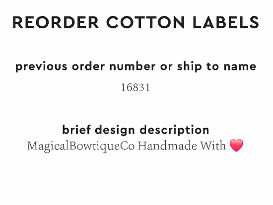 PPLR_HIDDEN_PRODUCT Reorder Previous Label Design - COTTON
