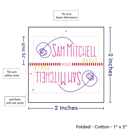 PPLR_HIDDEN_PRODUCT Print Your Logo or Image on FOLDED Cotton Tags