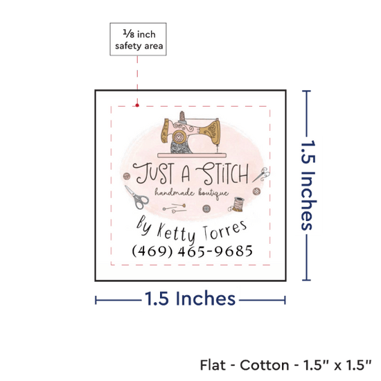 PPLR_HIDDEN_PRODUCT Print your Logo or Image on FLAT Cotton Tags