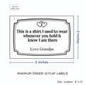 PPLR_HIDDEN_PRODUCT Frame Quote (2"x3" Cotton - 12 labels/set)