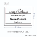 PPLR_HIDDEN_PRODUCT Winter Bird (2"x3" Cotton - 12 labels/set)