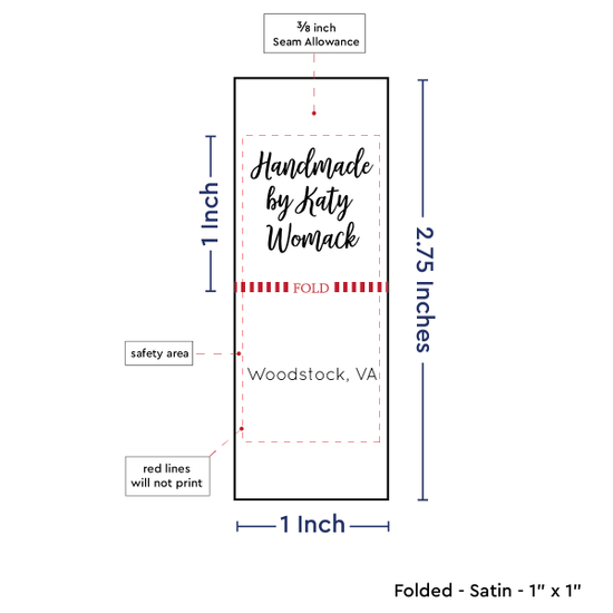 PPLR_HIDDEN_PRODUCT Handmade Square (1" wide - Satin)