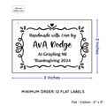 PPLR_HIDDEN_PRODUCT Swirl Accent Border (2"x3" Cotton - 12 labels/set)
